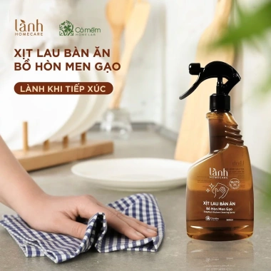 Xịt Lau Bếp Đa Năng Bồ Hòn Men Gạo Lành Homecare 500ml - Giá chỉ 140.000 VND