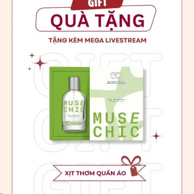 Xịt Thơm Quần Áo MUSE CHIC 50ml Hương Hoa Nhẹ Nhàng Giữ Hương Lâu - 499.000₫ 2 Xịt Thơm Quần Áo MUSE CHIC 50ml Hương Hoa Nhẹ Nhàng Giữ Hương Lâu - 499.000₫ 2