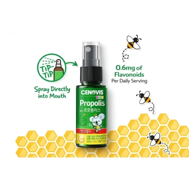 Xịt uống keo ong Cenovis Kids 30ml – Chăm sóc miệng nhẹ nhàng cho trẻ, hương vị ngọt ngào, Made in Hàn Quốc 2