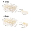 YIYU Khay 4/8 Lưới Đa Năng Dung Tích Lớn - Đĩa Ăn Tối, Snack, Trái Cây, Nắp Kín, Tái Sử Dụng - Giá Ưu Đãi 204.764₫ 2