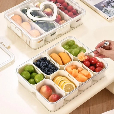 YIYU Khay 4/8 Lưới Đa Năng Dung Tích Lớn - Đĩa Ăn Tối, Snack, Trái Cây, Nắp Kín, Tái Sử Dụng - Giá Ưu Đãi 204.764₫ 7 YIYU Khay 4/8 Lưới Đa Năng Dung Tích Lớn - Đĩa Ăn Tối, Snack, Trái Cây, Nắp Kín, Tái Sử Dụng - Giá Ưu Đãi 204.764₫ 7