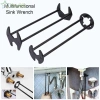 Yuukii Cờ Lê Bồn Rửa Đa Năng - Chìa Khóa Vòi Flume 4 Móng, Dụng Cụ Bảo Trì Ống Thép Carbon Giá 71,060₫