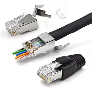 ZoeRax 10 Cáp CAT7/CAT6A RJ45 Bảo Vệ Giảm Căng Thẳng Đen - Giá Siêu Tiết Kiệm