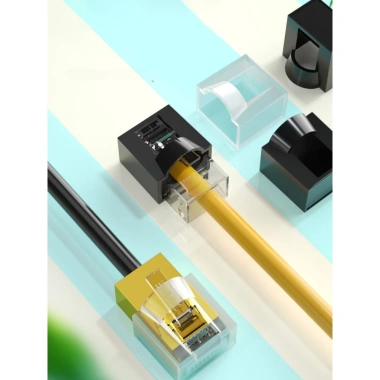 ZoeRax 100 Gói Vỏ Bụi Ethernet Trong Suốt RJ45 - Bảo Vệ Cáp, Giá 93.499₫ 6