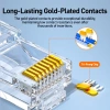 ZoeRax 100 miếng CAT6 RJ45 đầu nối 5 màu mạ vàng 50µm, lỗ 1.1mm – Ethernet, giá 132.000₫ 2