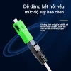 ZOERAX 10CPS Đầu Nối Sợi Quang Lạnh SC-APC FTTH Dây Da Nhúng Nhanh 126.830₫ 2