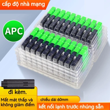 ZOERAX 10CPS Đầu Nối Sợi Quang Lạnh SC-APC FTTH Dây Da Nhúng Nhanh 126.830₫