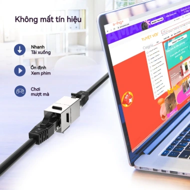 ZoeRax 12 Cái Keystone Coupler RJ45 Cat7-Cat6a-Cat6-Cat5e Sheild 8P8C lên tới 10Gbps - Giá 143.000 VND 8 ZoeRax 12 Cái Keystone Coupler RJ45 Cat7-Cat6a-Cat6-Cat5e Sheild 8P8C lên tới 10Gbps - Giá 143.000 VND 8