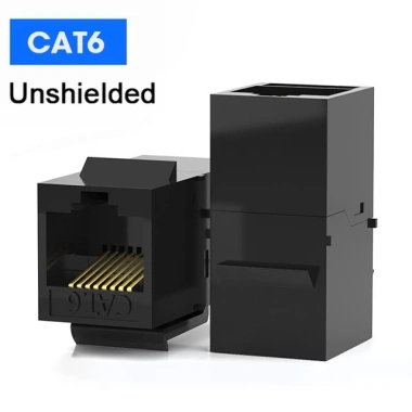 ZoeRax 12 Cái Keystone Coupler RJ45 Cat7-Cat6a-Cat6-Cat5e Sheild 8P8C lên tới 10Gbps - Giá 143.000 VND