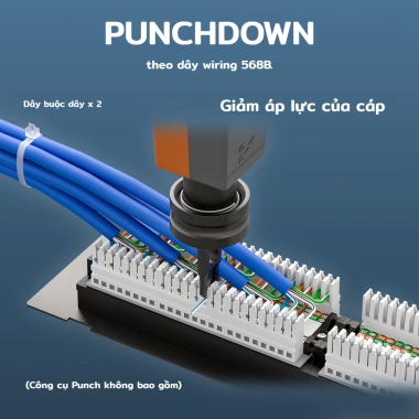 ZoeRax 1U 12 Cổng Patch Panel Cat5e/Cat6/Cat6a UTP RJ45 19 inch Thiết kế tích hợp khớp nối, treo tường - Giá ưu đãi 335.499 VNĐ 3 ZoeRax 1U 12 Cổng Patch Panel Cat5e/Cat6/Cat6a UTP RJ45 19 inch Thiết kế tích hợp khớp nối, treo tường - Giá ưu đãi 335.499 VNĐ 3
