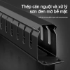 ZoeRax 1U 19 inch Quản lý cáp 24 khe kim loại - Rack Mount Cable Organizer 4