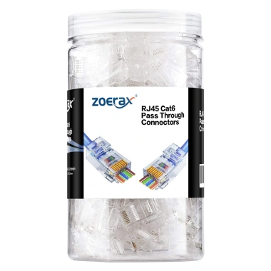 Zoerax 200 Cái CAT6/CAT5E RJ45 8P8C FTP/UTP Không Che Chắn - Giá 196.900₫ 10