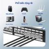 ZoeRax 24 Cáp CAT6A 28AWG 10Gbps Ethernet 0.5-2ft Dây mạng Gigabit cho Router PC TV 7