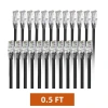 ZoeRax 24 Cáp CAT6A 28AWG 10Gbps Ethernet 0.5-2ft Dây mạng Gigabit cho Router PC TV 9