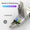 ZoeRax Bộ mở rộng cáp Cat7 Cat6A RJ45 LAN - Kết nối không dụng cụ, giá 120.999₫ 3