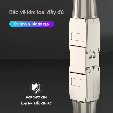 ZoeRax Bộ mở rộng cáp Cat7 Cat6A RJ45 LAN - Kết nối không dụng cụ, giá 120.999₫