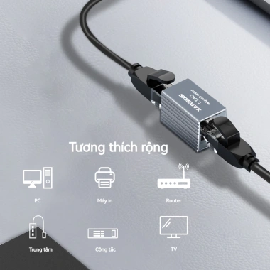 ZoeRax Bộ mở rộng Ethernet RJ45 Nữ sang Nữ - Bảo vệ cáp CAT5/6/7/8, giảm giá 23% chỉ 53.900₫