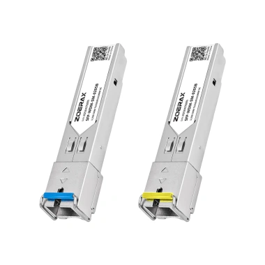 ZoeRax Cặp Mô-đun Quang SFP SC 1.25G 5km 1.310/1.550nm cho MikroTik & Cisco – Giá 335.500₫ 10
