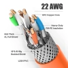 ZoeRax Cat8 Cáp Ethernet FTP 22AWG 2.000MHz 40Gbps LAN thế hệ 5 - giá 305.799 VND 4