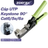 ZoeRax Công Cụ Đục Jack Keystone 90 độ - Gắn Kết Chuyên Nghiệp, Tương Thích Cat5/5E/6/6A, Giá Ưu Đãi 555.499đ