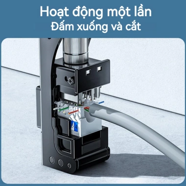 ZoeRax Công Cụ Đục Jack Keystone 90 độ - Gắn Kết Chuyên Nghiệp, Tương Thích Cat5/5E/6/6A, Giá Ưu Đãi 555.499đ