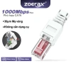 ZoeRax Công cụ miễn phí Đầu nối RJ45 CAT6 - Phích cắm Ethernet 23-26AWG, Giá 49.499 VND