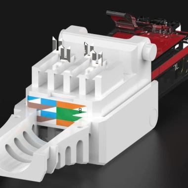 ZoeRax Công cụ miễn phí Đầu nối RJ45 CAT6 - Phích cắm Ethernet 23-26AWG, Giá 49.499 VND 4 ZoeRax Công cụ miễn phí Đầu nối RJ45 CAT6 - Phích cắm Ethernet 23-26AWG, Giá 49.499 VND 4