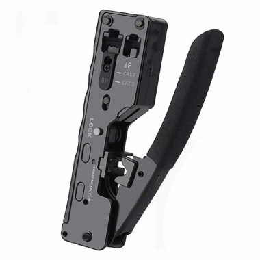 ZoeRax Công Cụ Nén Pass‑Through RJ45/RJ11 + Lưỡi Dự Phòng, Tương Thích Cat7/6A/6/5 – Giá 583.000₫