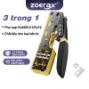 ZoeRax Công Cụ Nén RJ45 Pass-Through và Cutter, Đa Dụng Cho Cat6/5e/5, 8P8C, Tiết Kiệm Thời Gian Lắp Mạng Ethernet