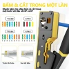 ZoeRax Công Cụ Nén RJ45 Pass-Through và Cutter, Đa Dụng Cho Cat6/5e/5, 8P8C, Tiết Kiệm Thời Gian Lắp Mạng Ethernet 4