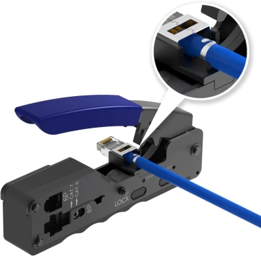 ZoeRax Crimp Tool RJ45 - Dụng cụ cắt tước nén mạng Cat5/5E/6/6A/7 All-in-one, Giá ưu đãi 247.499đ 2 ZoeRax Crimp Tool RJ45 - Dụng cụ cắt tước nén mạng Cat5/5E/6/6A/7 All-in-one, Giá ưu đãi 247.499đ 2