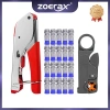 Zoerax Crimper Cáp Coax RG6 RG59 Đồng Trục Nén 20 Đầu Nối Giá chỉ 174.900VND