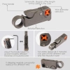 Zoerax Crimper Cáp Coax RG6 RG59 Đồng Trục Nén 20 Đầu Nối Giá chỉ 174.900VND 3