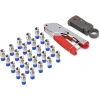 Zoerax Crimper Cáp Coax RG6 RG59 Đồng Trục Nén 20 Đầu Nối Giá chỉ 174.900VND 7