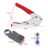 Zoerax Crimper Cáp Coax RG6 RG59 Đồng Trục Nén 20 Đầu Nối Giá chỉ 174.900VND 8