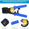 ZoeRax Crimper RJ45 và RJ11/RJ12 - Máy cắt đầu nối, uốn cong CAT5E/CAT6, giá ưu đãi 280.499 VND 5