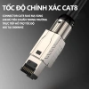 ZoeRax Đầu Nối Cáp Ethernet Cat8 Cat7 Cat6a RJ45 Kim Loại - Cắm Dễ 2.000MHz 40G LAN 22-24AWG Giá 163.900₫ 6