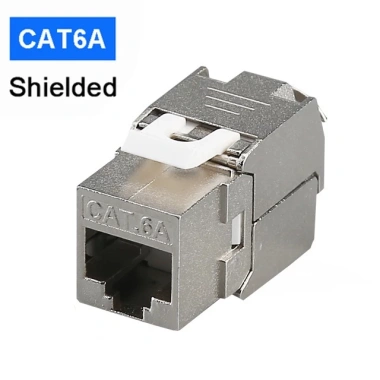 Zoerax Đầu Nối Chuyển Đổi Cat6a‑Cat7 Keystone RJ45 STP Kẽm 22‑26 AWG Giá 29.700₫