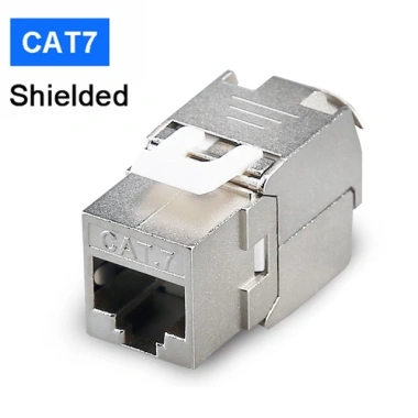 Zoerax Đầu Nối Chuyển Đổi Cat6a‑Cat7 Keystone RJ45 STP Kẽm 22‑26 AWG Giá 29.700₫