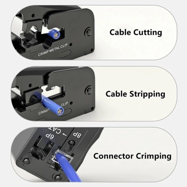 ZoeRax Đầu Nối Mạng Tiêu Chuẩn Bảo Vệ Toàn Diện RJ45 RJ12 RJ11 CAT5/5e CAT6/CAT6a CAT7 - Giá 273.899 VND