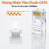 ZoeRax Đầu nối RJ45 CAT6 8P8C mạ vàng – Phích cắm mô-đun, đầu uốn cáp rắn, giảm còn 3.740₫ 2