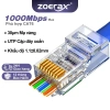 ZoeRax Đầu nối RJ45 CAT6a CAT6 CAT5e Mạ Vàng 1.1-1.2mm 30m - Bộ 50-100 chiếc Giá ưu đãi 87.999₫