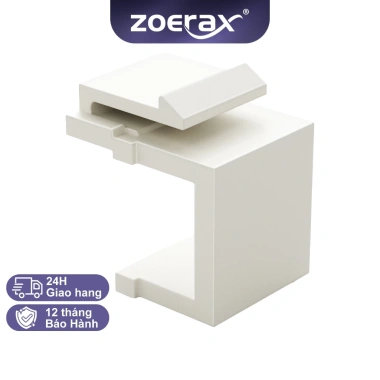 ZoeRax Giắc cắm Keystone trống 10 gói - Nắp chống bụi bảo vệ cổng, tấm tường, tấm vá - Chỉ 64.900đ
