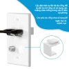 ZoeRax Giắc cắm Keystone trống 10 gói - Nắp chống bụi bảo vệ cổng, tấm tường, tấm vá - Chỉ 64.900đ 2