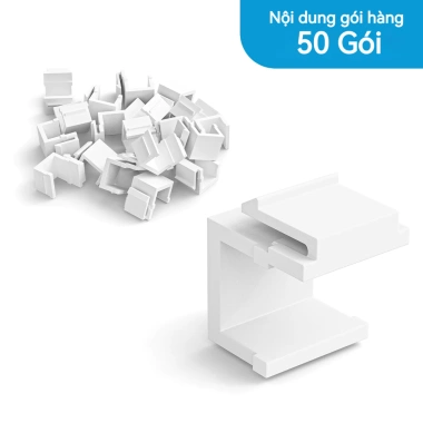 ZoeRax Giắc cắm Keystone trống 10 gói - Nắp chống bụi bảo vệ cổng, tấm tường, tấm vá - Chỉ 64.900đ