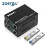 ZoeRax Gigabit SFP SC Đa chế độ 1,25G - Bộ chuyển đổi sợi quang sang RJ45 Ethernet