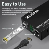 ZoeRax Gigabit SFP SC Đa chế độ 1,25G - Bộ chuyển đổi sợi quang sang RJ45 Ethernet 7