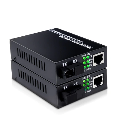 ZoeRax Gigabit SFP SC Đa chế độ 1,25G - Bộ chuyển đổi sợi quang sang RJ45 Ethernet