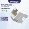 ZoeRax Keystone Jack RJ45 Cat6/Cat5e UTP 180° Thiết kế dây, phù hợp tấm tường - Giá ưu đãi 71.499