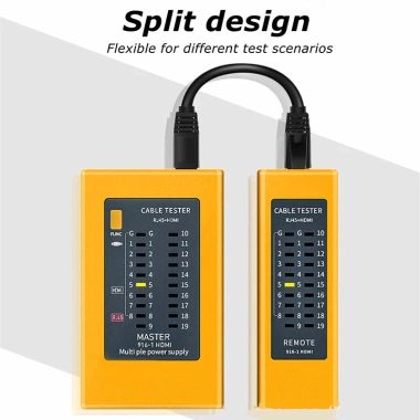 ZoeRax Máy kiểm tra cáp 2 trong 1 HDMI và RJ45, đo nhanh, chính xác, 225.499 VND